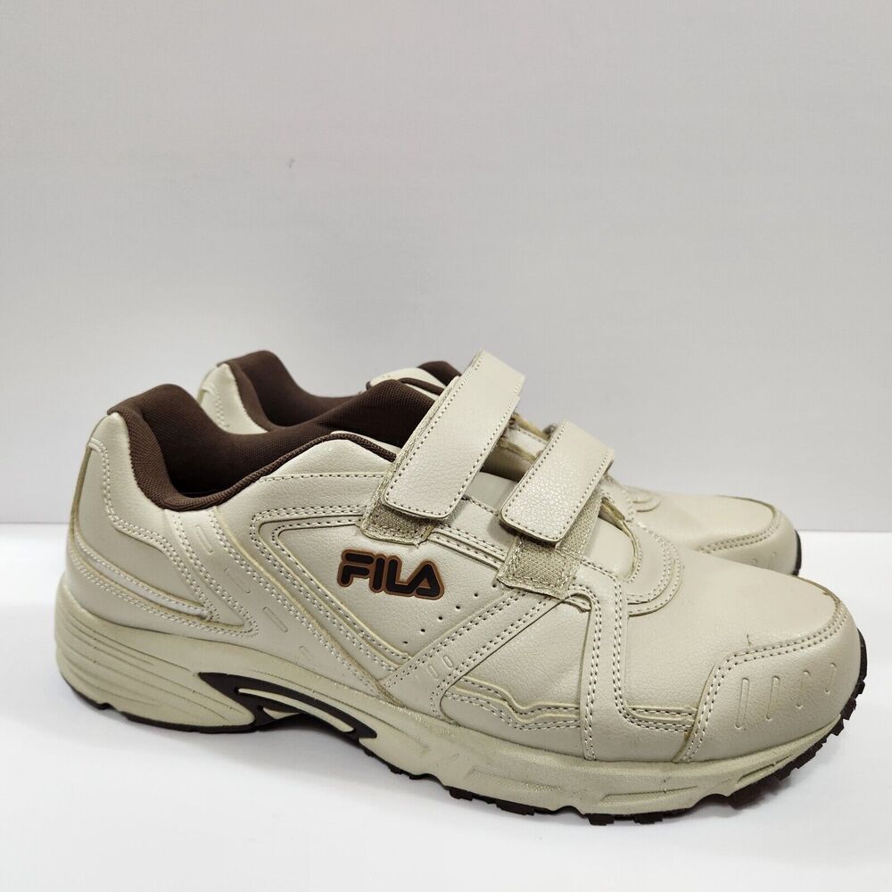Fila Mens Talon 2 1GM00719-925 Beige Casual Walking Shoes Sneakers Size 13